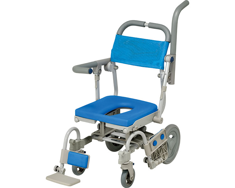 シャワーキャリー 入浴 車椅子 シャワーラクV SAL O型シート SWR140SAL ウチヱ｜介護用品 高齢者 お年寄り 老人 病院 老人ホーム デイサービス 福祉施設 介護施設 入所 入院 風呂場 52,853円