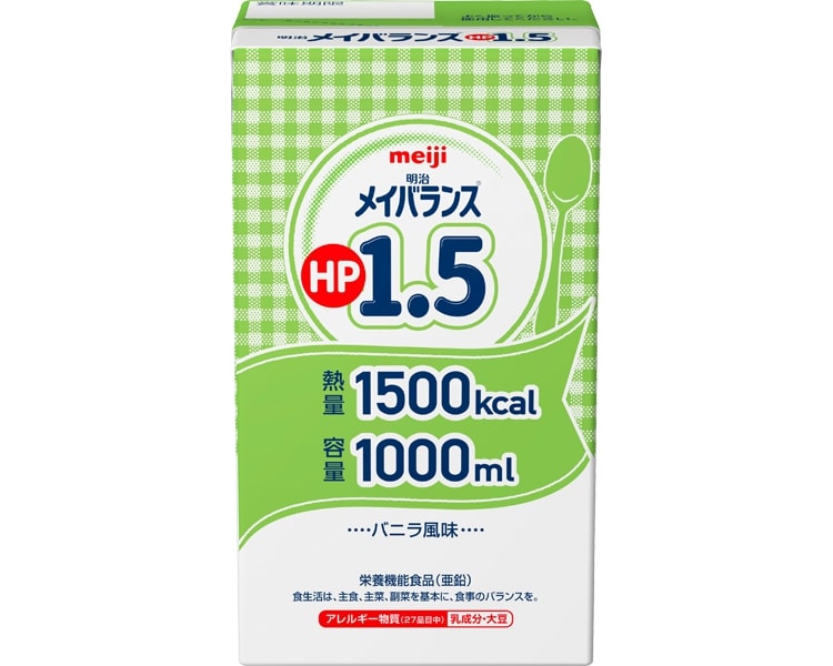 明治 メイバランスHP1.5 2671405 1000mL バニラ風味 6個入り 明治 | meiji 流動食 介護食 病院 老人ホーム デイサービス 介護施設 福祉施設 食事介助 食事サポート 栄養補助食品 たんぱく質 高齢者 お年寄り 老人 シニア|Pandora+