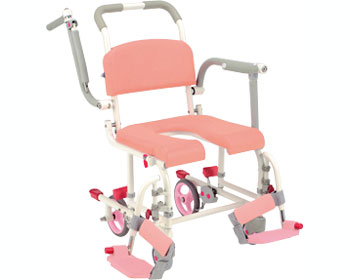 松永製作所 シャワーキャリー トイレキャリー 後輪7インチ固定仕様 内側取付タイプ SW-21S ｜トイレ キャリー トイレ用車いす 浴用キャリー お風呂 入浴 椅子 風呂用 シャワー 入浴用 車椅子 種類 介助式 自宅 病院 施設 デイサービスMATSUNAGA 松永
