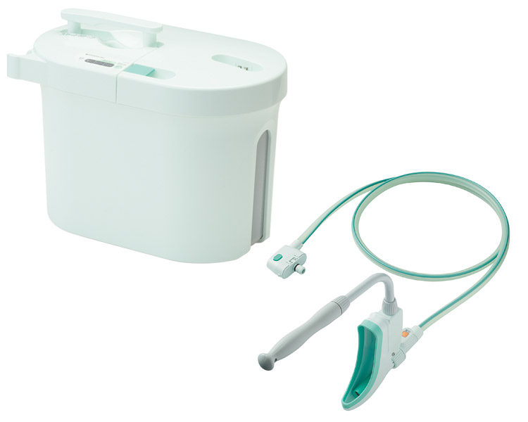 自動採尿器 スカットクリーン 女性用セット（本体＋女性用レシーバー） KW-65WS パラマウントベッド │ 介護用品 高齢者 排尿ケア 夜間排尿 お年寄り 老人 シニア 寝たきり ベッド生活 レディース 女性 婦人 尿漏れ 脱臭フィルター装備 病院 老人ホーム デイサービス