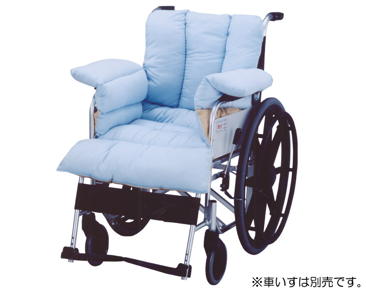 車いす用クッション ソフタッチUFO（ソフタッチユーホー） アームチェアパッド ST-55 座幅50×背幅45×長さ100×厚さ8cm 日本ヘルスケア ● │ 介護用品高齢 お年寄り 老人 シニア すりむき予防 車椅子関連 車イス オプション