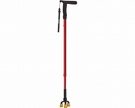 杖 杖介護 3点ステッキ 多点ステーブルウォーカー ラッチロック （長さ81.5～104cm） SW850 ダイヤコジャパン｜ 伸縮介護用品 歩行補助 歩行サポート 折り畳み 折りたたみ シンプル 無地 伸縮伸縮ステッキ 男性 女性 高齢者 お年寄り 老人 シニア