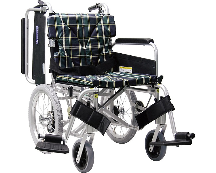 カワムラサイクル 車椅子 おしゃれ アルミ介助車いす KA816-45B-LO 低床タイプ スイングイン・アウト式| 肘掛け跳ね上げ 脚部スイングイン&アウト エアータイヤ ノーパンクタイヤ 多機能 モジュール 折りたたみ ベルト付 SGマーク|Pandora+