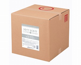 SOFT SCRITT（ソフトスクリット） コンディショナー 詰替用 18L コック付4259 熊野油脂 │ コンディショナー バスグッズ 日本製 国産 お風呂 洗髪 入浴介助 大容量 植物エキス配合 病院 老人ホーム デイサービス 入浴施設 ホテル 旅館 宿