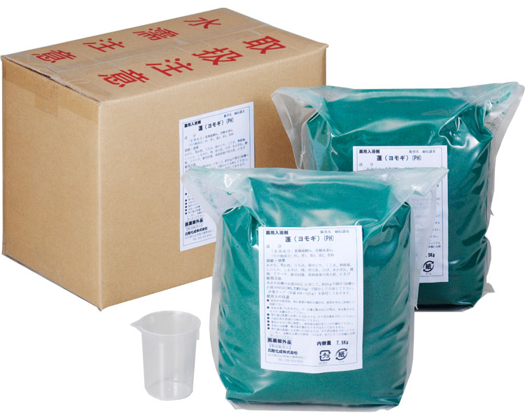 業務用入浴剤 蓬（ヨモギ） 15kg（7.5kg×2） 00902046 フェニックス │ 薬用入浴剤 大容量 冷え性 秋冬 冷え対策 寒さ対策 リラックス お風呂 バスグッズ 入浴関連 高齢者 お年寄り 病院 施設 デイサービス 法人 銭湯 ホテル 旅館 ビジネス ケース販売 介護用品