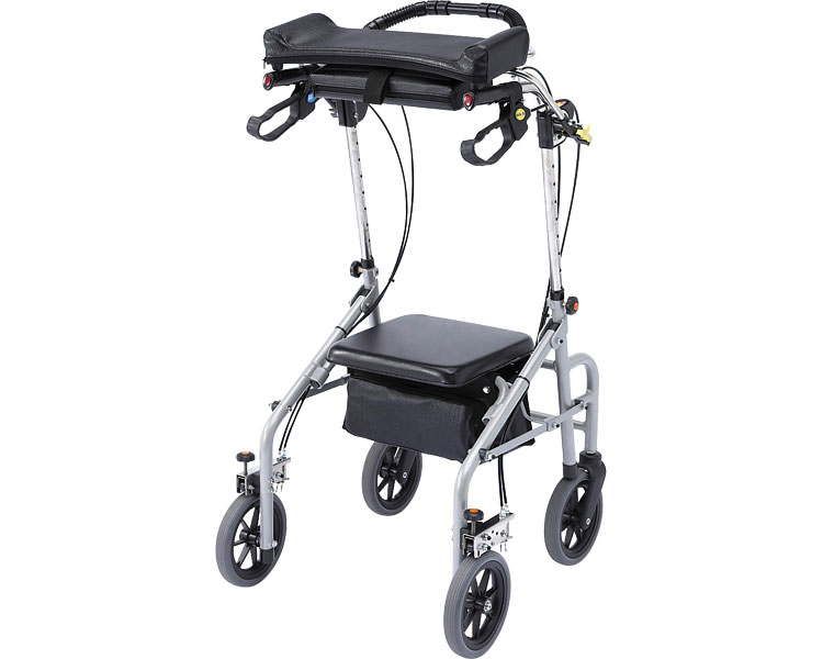 【数量限定特価】 ●歩行補助車 ラビット トールタイプ シルバー WA-5 ウェルパートナーズ │ 行器 歩行車 歩行補助 シニア 高齢者 介護用品 手押し車 老人用 高齢者 押し車 シルバーカート シニアカート 介護 敬老の日