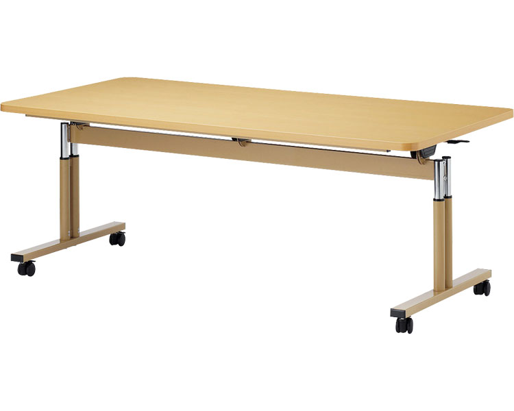 施設用テーブル 折りたたみ昇降テーブル TRシリーズ 幅160×奥行90×高さ66~80cm TR-1690(要組立) オフィス・ラボ| 福祉施設 病院 老人ホーム オフィス 家具 机 テーブル 法人 会社 折り畳み式 昇降式 高さ調節式 高齢者 介護用品 お年寄り シニア 老人 日本製 介護用品|Pandora+