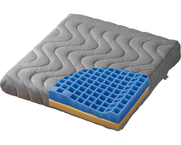 車いす用クッション ピタ・シートクッションW35 （幅40×奥行40×厚さ3.5cm） PTW35 ナノファイバーカバー付 ファンディーナ │ 介護用品 車椅子用 クッション高齢 お年寄り 老人 シニア 滑りにくい 体位保持 座位 座布団 車イス用 在宅介護 病院 老人ホーム デイサービス 10,982円