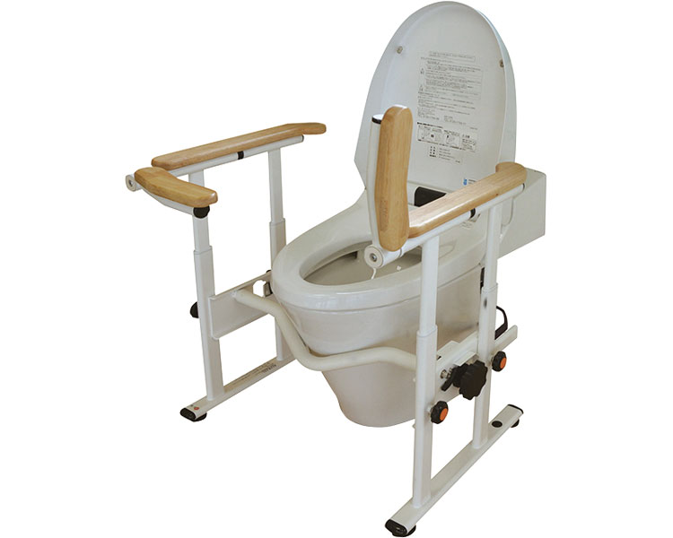 シコク トイレ用手すり 手摺り 介護 FR手すり 微笑の福寿草 627-050 (幅62~72×奥行56×高さ56~71cm) │ トイレ用 立ち上がり フロント手すり 転倒防止 介護用品 住宅改修 高齢者 お年寄り 老人 前傾姿勢 在宅介護 病院 老人ホーム デイサービス手すり 手すり|Pandora+