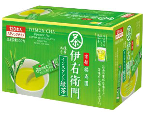 伊右衛門 インスタント緑茶 スティックタイプ 0.8g&times;120本入&times;20個セット 宇治の露製茶 │ 手軽 健康 粉末 茶飲料 インスタント カテキン 国産茶葉100％ 水出し 冷水 抹茶入り お茶 京都 福寿園 介護食品 高齢者 介護用品 ケース販売 病院 施設 法人 消耗品｜Pandora＋