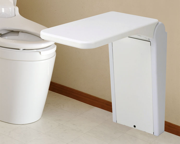 トイレ用 手すり FUNレストテーブルα W650 PN-L60001 レギュラー パナソニック エイジフリー │ 介護用品 高齢者 お年寄り 住宅改修 自立支援 排便促進 座位姿勢保持 排泄介助 病院 老人ホーム デイサービス 在宅介護｜Pandora＋