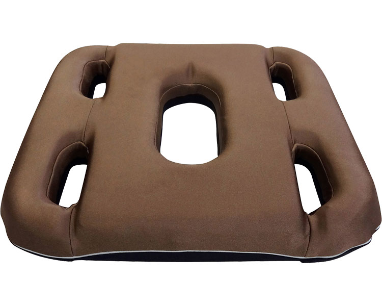 クッション ヨックションXO 幅40&times;長さ38&times;厚さ5cm YO-01 ヨック │ クッション ウレタン 二層構造 通気性 ベッド関連 シニア高齢 介護用品 ハイブリッドクッション 快適 安定 お年寄り 老人 シニア オフィス 会社 仕事 作業｜Pandora＋