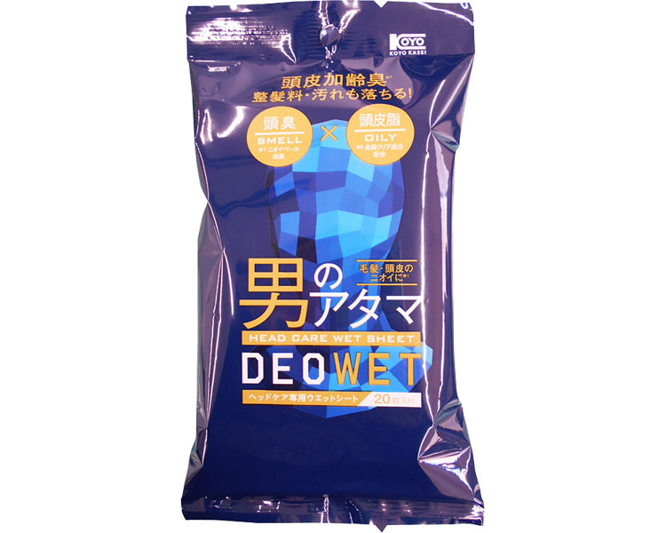 NBデオウエットヘッドケアシート 20枚×60袋入 20×22.5cm 00-0985 コーヨー化成 │ デイサービス 洗髪 シャンプー 清拭料 高齢者 バスグッズ 入浴介護 防災グッズ 備蓄 避難グッズ 便利 日本製 お年寄り 老人 シニア 入院
