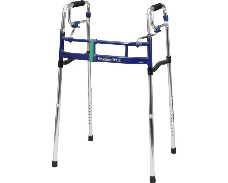 歩行器 介護 スライドフィットEX 固定式 超ハイタイプ HT-0288 ユーバ産業 │ 介護用品 介護 歩行補助 手押し 幅調節可能 介護 大人用 室内 屋内用 歩行補助 歩行訓練 リハビリ コンパクト 折りたたみ 病院 施設 自宅 高齢者