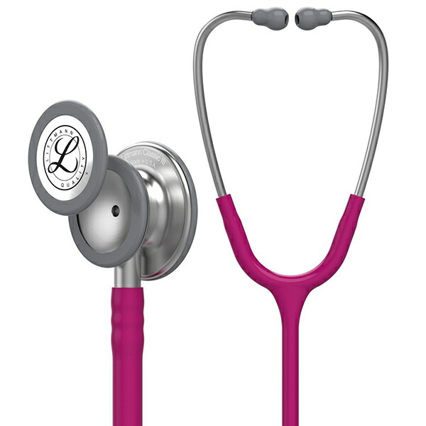 リットマン 聴診器 古典派音楽3 ラズベリー 5648  3M Littmann Classic III 省