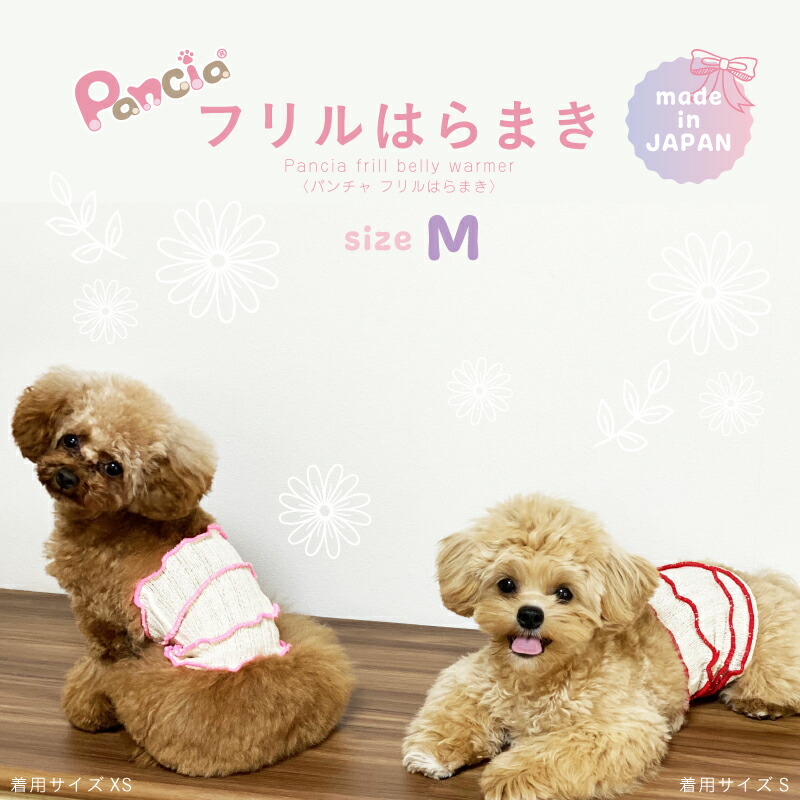インナーマスク　猫柄　犬柄　プードル　ブルドック　マルチーズ　ウサギ　星 01pan-frill-m-2.jpg