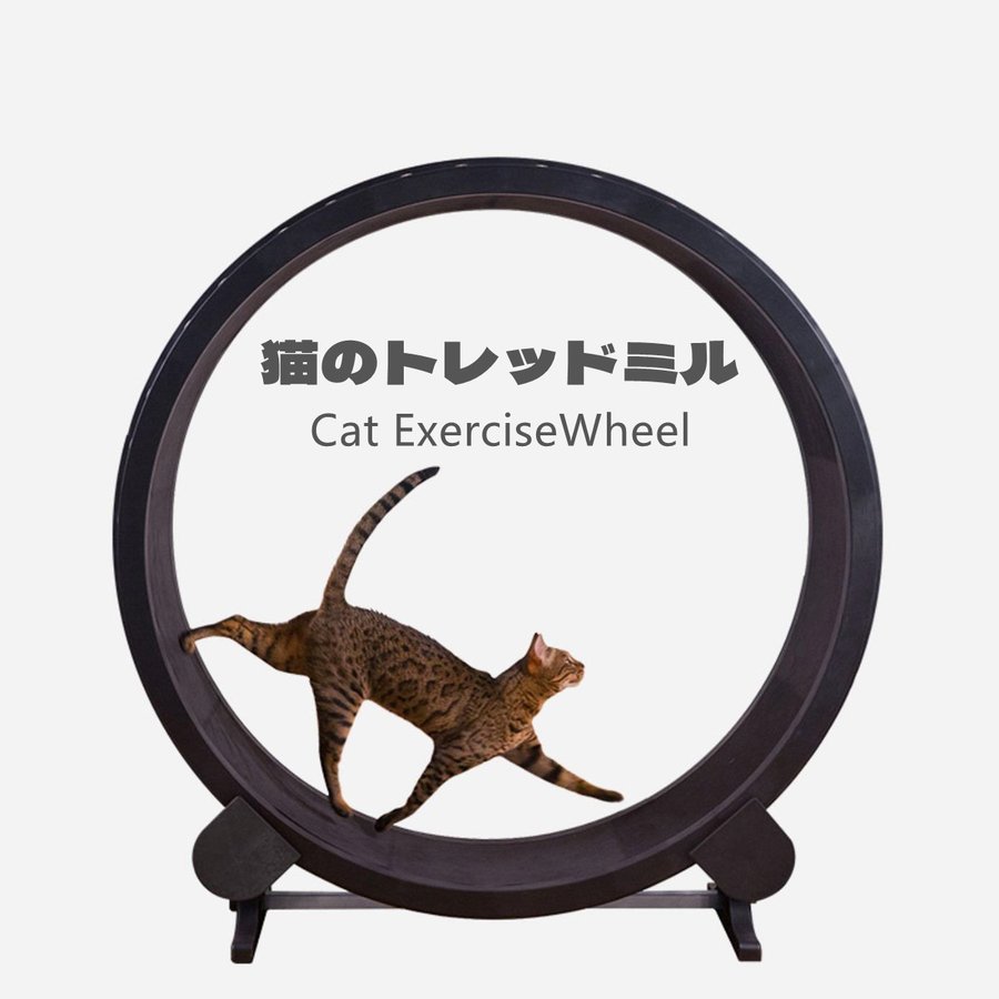 キャットホイール猫 トレッドミル キャットホイール 肥満対策 ランニングホイール回し車 低騒音 ストレス