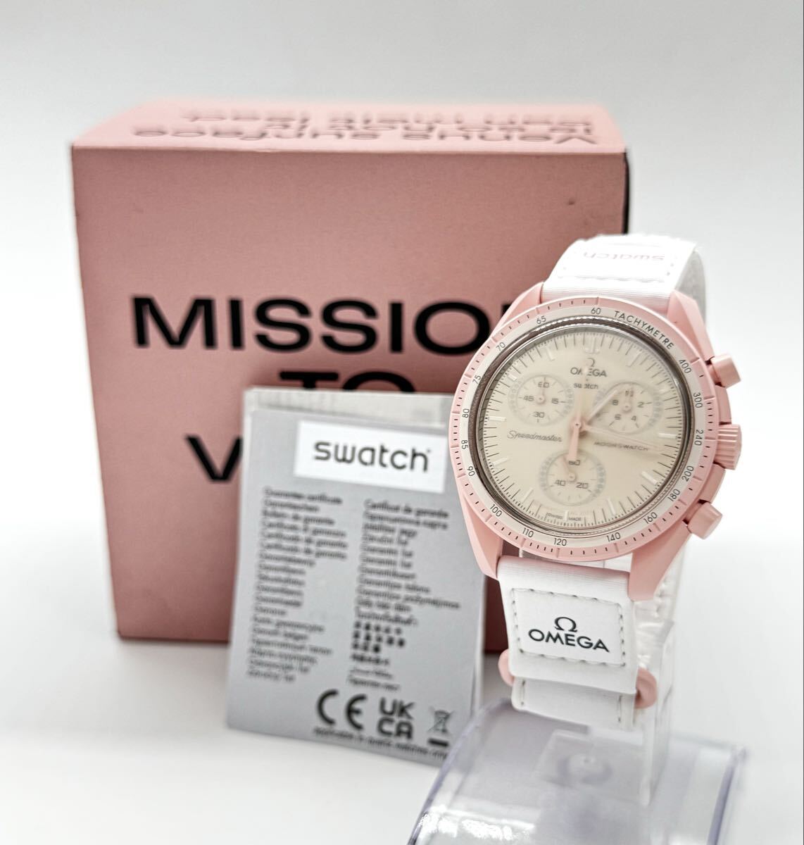 オメガ OMEGA 腕時計 ムーンスウォッチ ミッショントゥヴィーナス S033P100 Swatch Speedmaster Moon Swatch Collection Mission to Venus|PANPANコスメ店