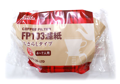 カリタ・みさらし濾紙103お徳用100枚入り | パオコーヒー