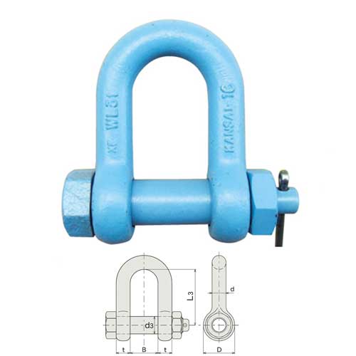 楽天市場】関西工業_軽量シャックル_RBシャックル5t～20t(バウ型