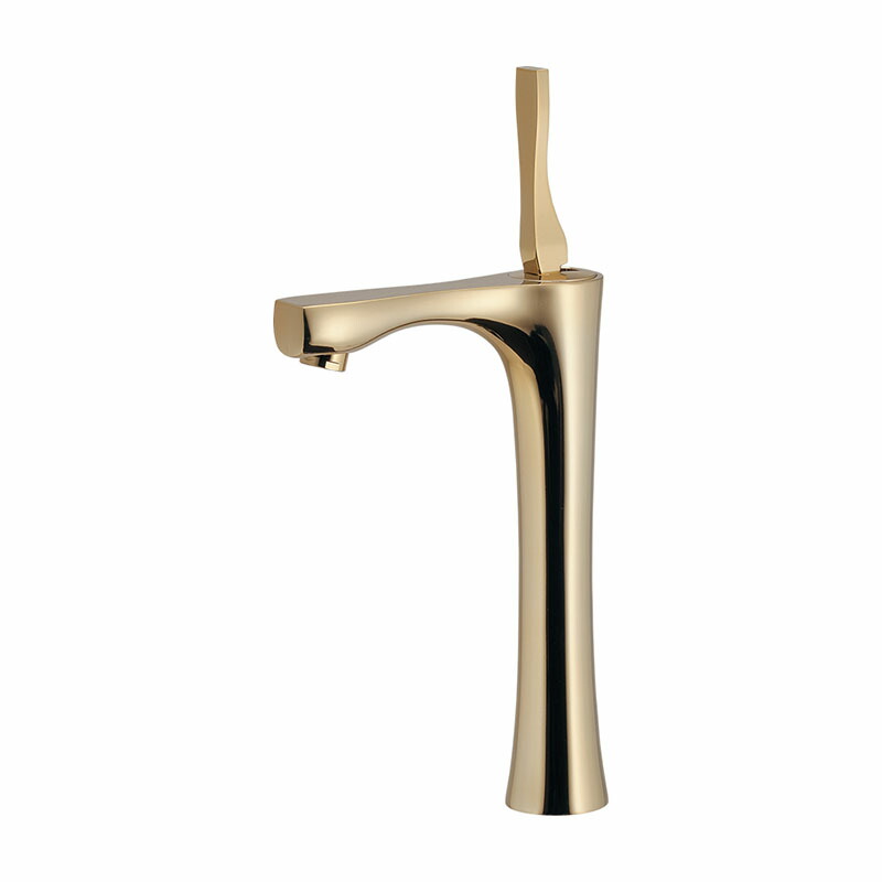 楽天市場】シングルレバー混合栓(横水栓）ブロンズ色（銅色