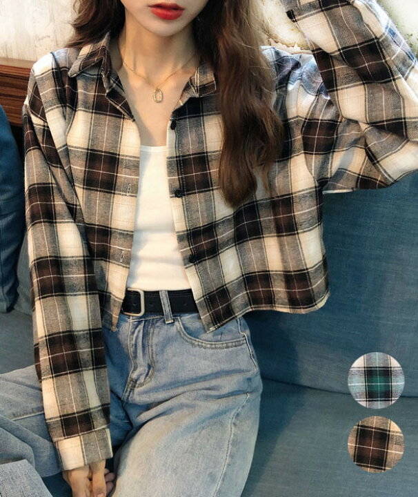 d.i.a チェックシャツレイヤード風ウールJK UNISEX チェックシャツレイヤードトップス – BUNNY APARTMENT
