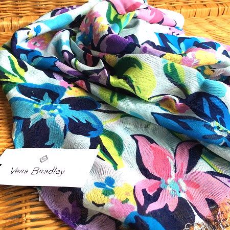 Vera Bradley ヴェラブラッドリー ソフトフリンジスカーフ Marian Floral