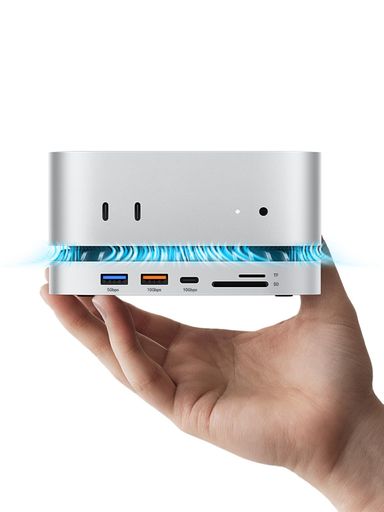 Mac Mini M4 対応ハブ MOVE SPEED USB-Cハブ 【10-in-1全能型&SSD拡張可】 HDMI 4K 60Hz USB-A(10/5Gbps)PD対応 SD/TFカードリーダー HDMI USB3.2 USB3.0|papimomo.shop