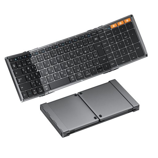 【最新型】ProtoArc XK01 折りたたみキーボード Bluetooth 薄型 軽量 3台同時接続 iphone ipad キーボード 日本語配列 Type-C充電式 フルサイズ iOS/Android/Mac/Windows対応 ipad｜papimomo.shop