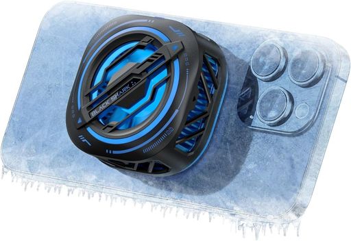 BlackShark磁気式スマホ散熱器スマホ冷やかすファンペルチェ構成単位冷房装置冷やかす面積取りひろげる1秒手っとり早い冷やかす静音軽さ小型取り締まりが飾り気の無いなスマホ冷やかす気違いiPhone/iPadなど多機種相応う(Black)