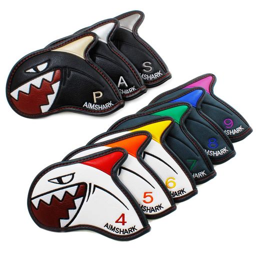 AIMSHARK ゴルフ アイアン取りまかなう 9pcs 仕かける/Golf Iron Cover (Mix Color WGB)