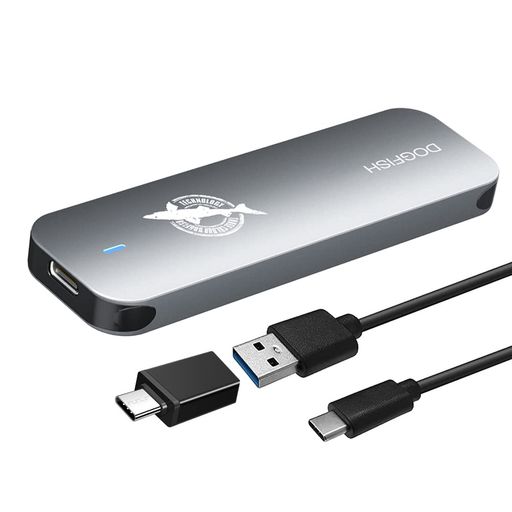 Dogfish携帯型外信用販売SSD512GB2242/2260/2280Ngff薄墨色金属元素USB3.1Type-Cミニ通気性ポータブルソリッドステートドライブMac/Windows/Android/リナックス用