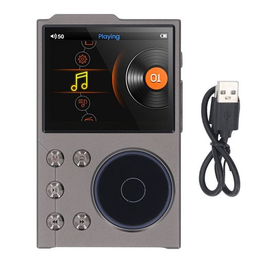 HifiMP3電気蓄音機、Bluetooth、携帯型デジタル快い音電気蓄音機、Bluetooth5.3ロスレスDSDFLACHDデジタルオーディオミュージックプレーヤー、2.4映写幕、750mAh乾電池、Hifi物音