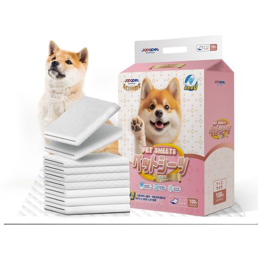 Japapet愛玩動物敷き妙薄型広広とした大きさ60x45糎100枚入り口・入口x4袋入れもの売りわたす使い捨て手合い