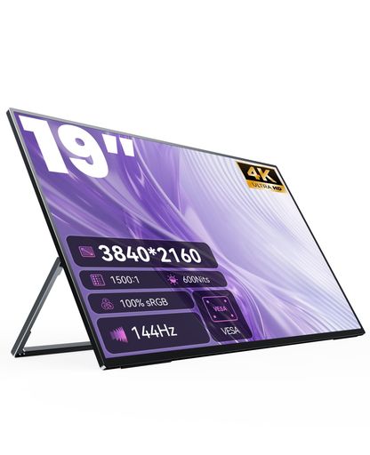 VSPLIT19in4KUHD144サイクル携帯型管する(600nit/高明快さ/力くらべ/御勤め用)