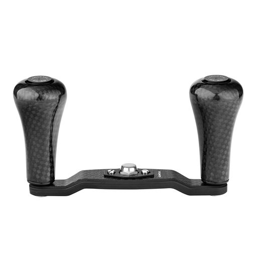 ゴメクサスハンドルFH-F3098粍2階建てバス魚釣りダイワシマノベイトリール相応うハンドルノブパワーハンドルカーボン製ノッブ付き添い人取り替えっこ黒いこと(シマノ\u0026ダイワ汎用オール黒いこと)
