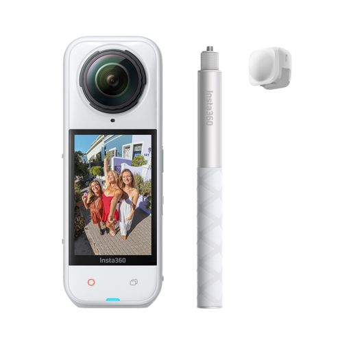 Insta360 X5 割り増し金一揃いの道具 白いこと - 雨合羽8K 360度見晴らし写真器、止ん事無い暗所動作、見えない自撮り棒成り行き、手ごわいで取り替えっこ能力のあるな水晶体、3第四次元蓄電池、気流かばい立て内蔵、手ブレ手を加える、ト…