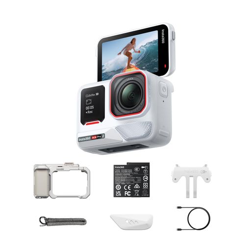 INSTA360 ACE PRO 2 押さえるひな型 アークティックホワイト ? 表どおり映画化一揃いの道具 月灯かりしろがね色|8K写真器|LEICA一緒になる発展 1/1.3in検出器|デュアル人工知能学手当て 低照明動作|フリップスク…