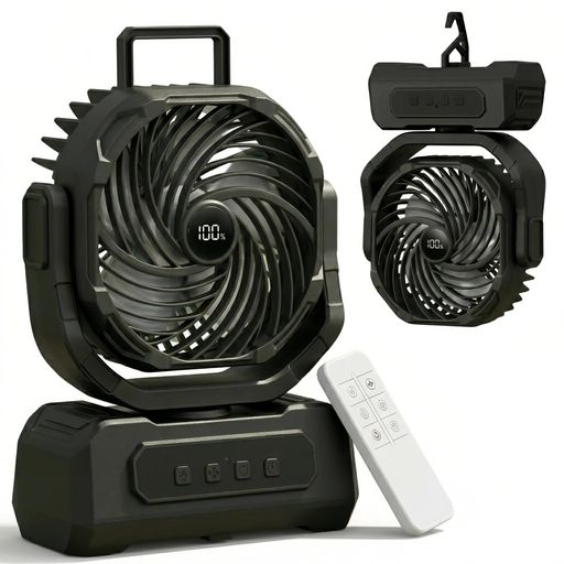 難民キャンプ 扇風機 COPPOR 20000mAh大電気容量 【120°自動小銃首商い口\u0026遠隔操作付】 卓上扇風機 吊り下げ 4座標軸風量 LED提灯役立つこと 最大限度65第四次元年代順の継続動く 120°自動小銃首商い口 270°上下合わせる dc原動機 タイマー機…
