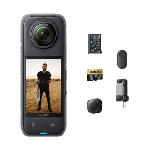 Insta360 X4 ピーター・マッキノン版 - 8K360度雨合羽写真器、4K広角映像、見えない自撮り棒、着脱式水晶体かばい立て、135分年代順の継続映画化能力のあるな蓄電池、人工知能学まとめ上げる、手ブレ手を加える、造り手向け