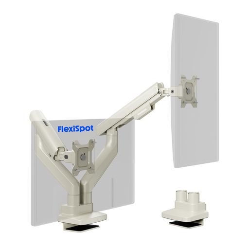 FLEXISPOT モニターアーム MA6 17-35インチ(湾曲最大39)耐荷重3-12kg 上部固定クランプ クランプ式 グロメット式 VESA100*100 ケーブル工具収納 賃貸安心 デスク周り整理 在宅ワーク オフィス用 (ム&hellip;｜papimomo.shop