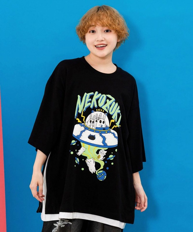 ☆スカラー　152665：SCRロゴ花柄 シャーリングTシャツ 楽天市場】スカラー Scolar 新作 スカラーちゃん スカラー T