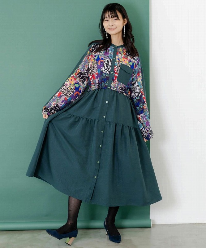 楽天市場】【ScoLar スカラー】153627 キノコの惑星柄チュールスカート