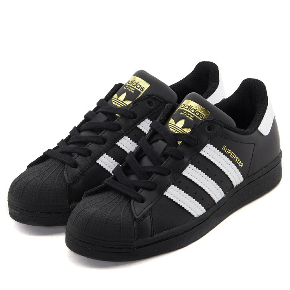 adidas SUPERSTAR ブラック/ホワイト 正規品 黒靴紐付き 20231228c4.jpg