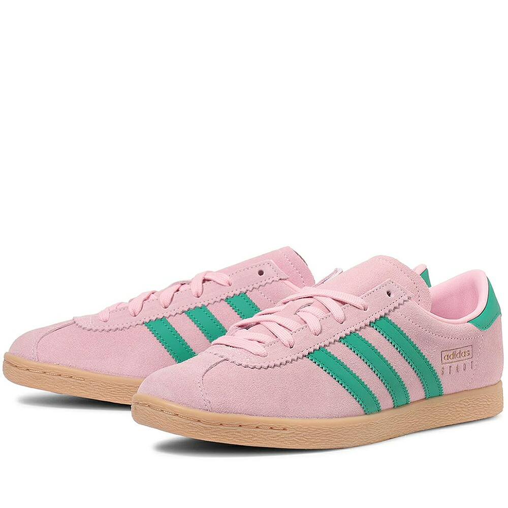 adidas STADT アディダス スタッド レディース＆メンズ トゥルーピンク/カレッジグリーン JR3308｜Paprika Premium