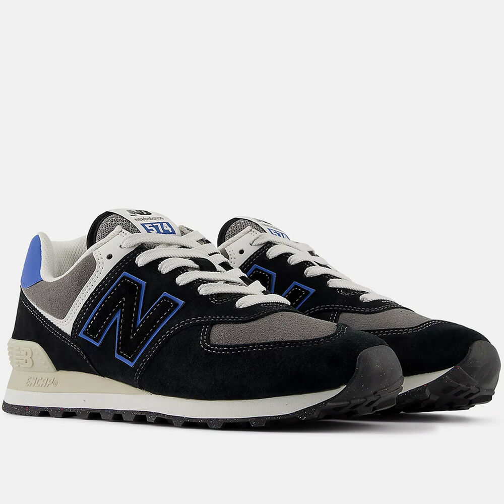 New Balance U574 ニュー平衡にする レディース＆メンズ スニーカー 黒いこと U574QRB