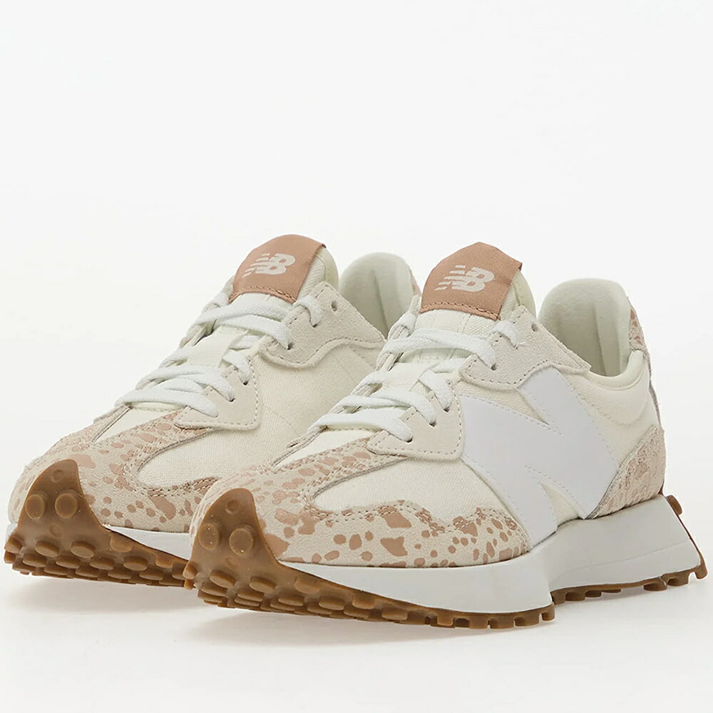 New Balance ニュー平衡にする レディース スニーカー 象牙色 毛の荒物 W32747W