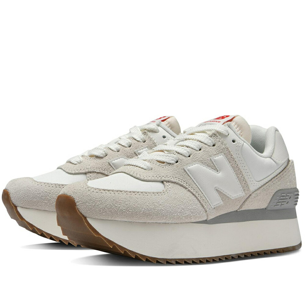 みぃみ 【新品】 厚底 スニーカー WL574ZSD 23.5グレー Size 6.5 Women's New Balance 574+ Platform Sneakers WL574ZSD