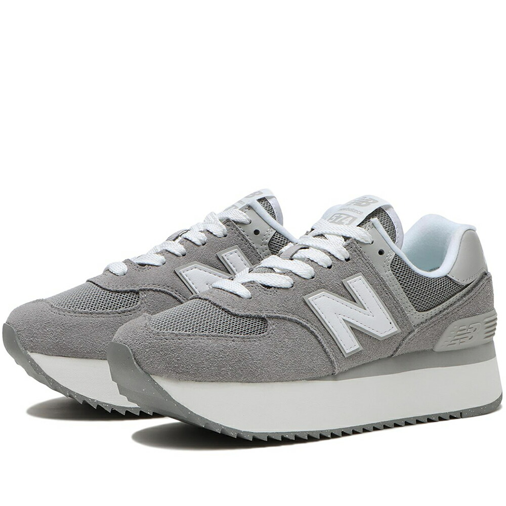 みぃみ 【新品】 厚底 スニーカー WL574ZSD 23.5グレー New Balance ニューバランス レディース スニーカー WL574