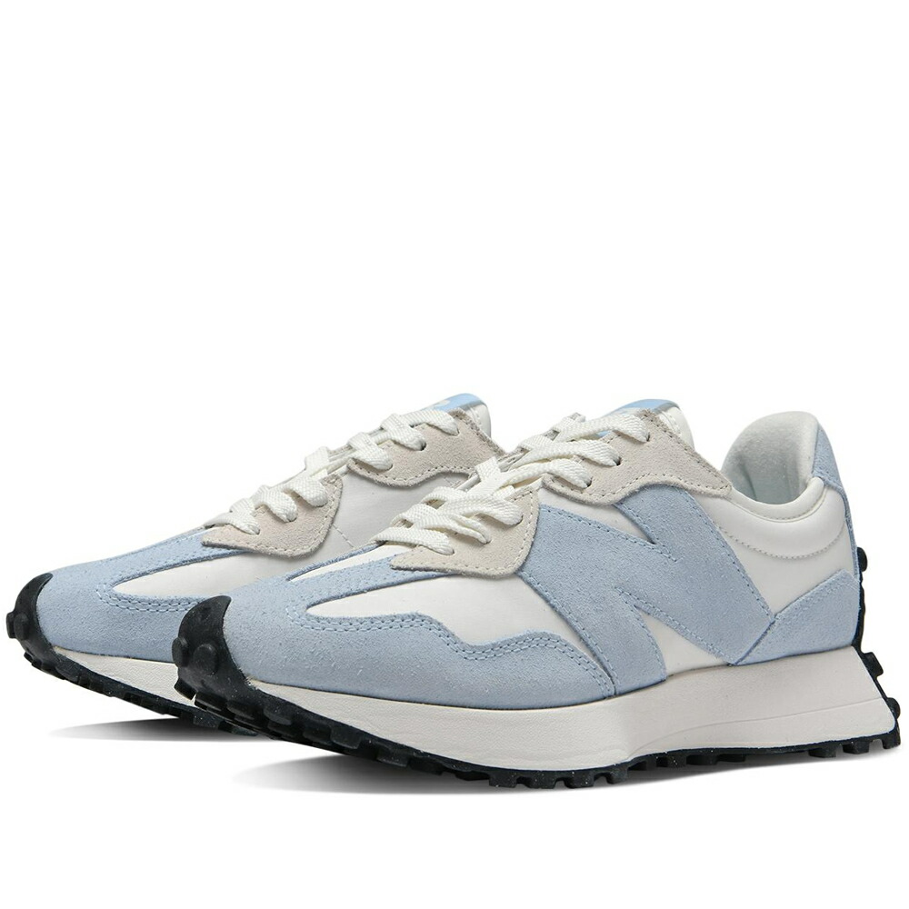 New Balance ニュー平衡にする レディース スニーカー 白いこと/青色 WS327MD